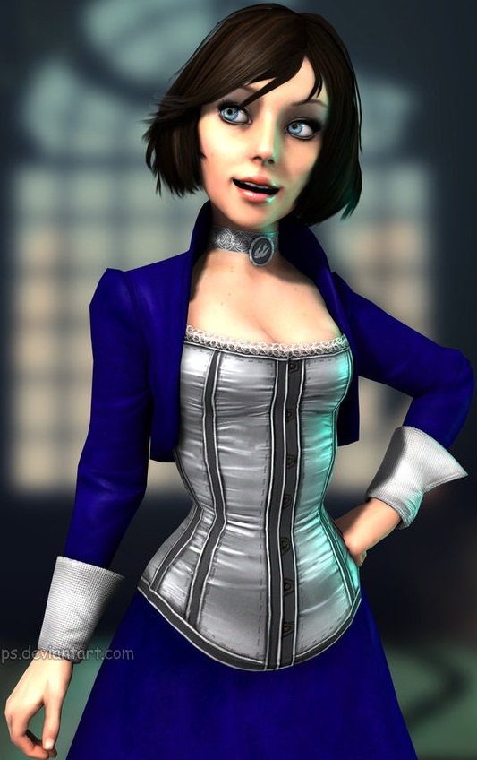 First Person Knitter: Bioshock Infinite Main characters-Part 2